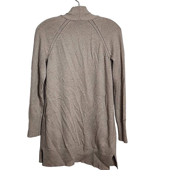 Ann Taylor Taupe Open Style Cardigan, XS - Picture 6 of 6
